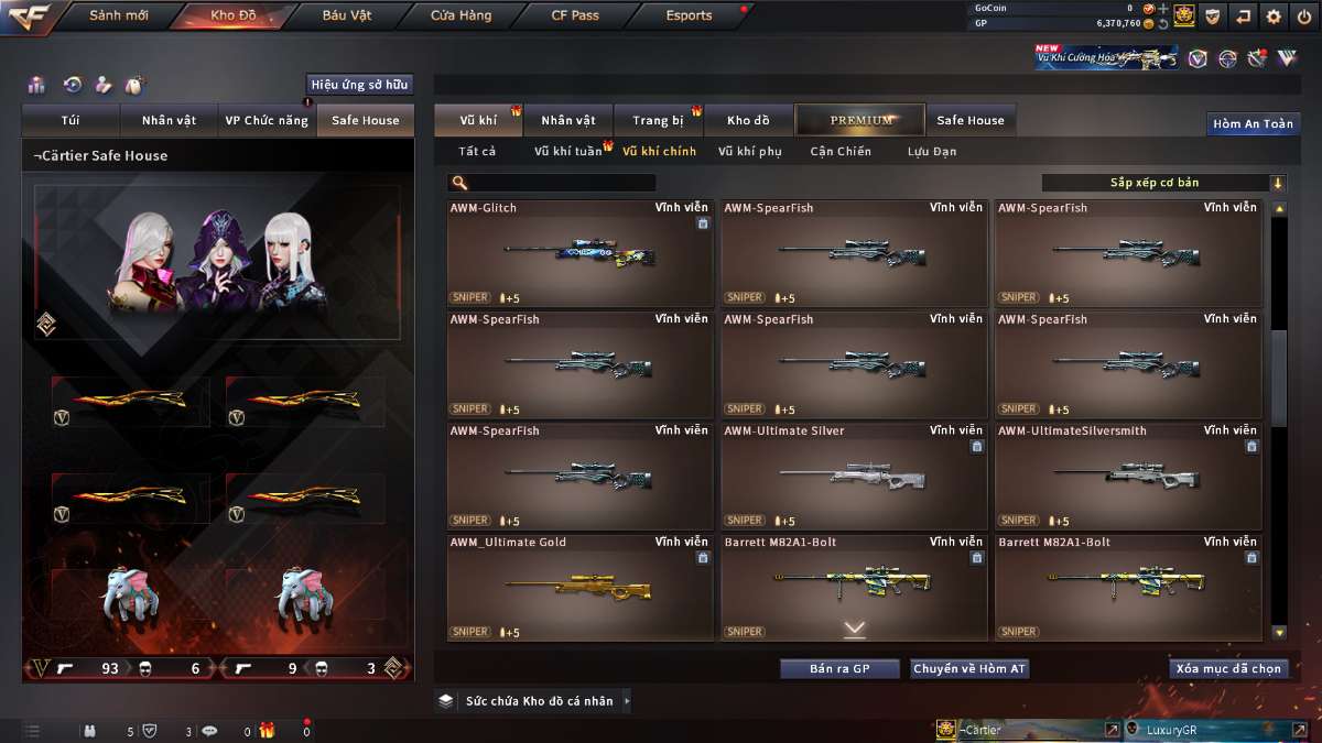 shop acc cf uy tin gia re